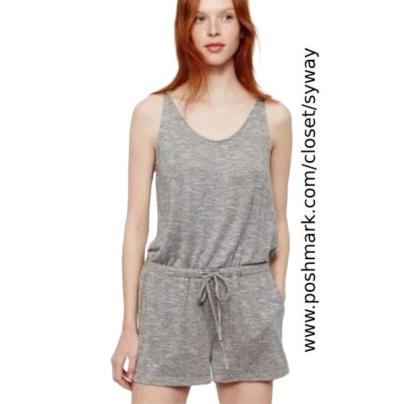 Lou & Grey Soft Comfy Causal Loungewear Romper - Picture 1 of 10